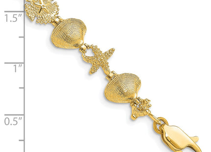 14k Yellow Gold Bracelets Style FB1631 - Classique Jewelry Inc.