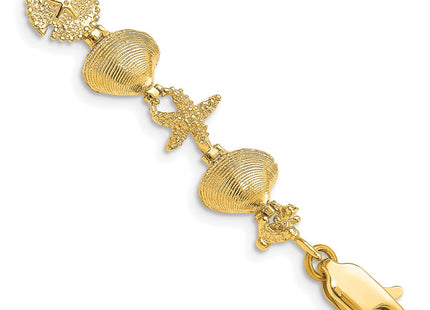 14k Yellow Gold Bracelets Style FB1631 - Classique Jewelry Inc.