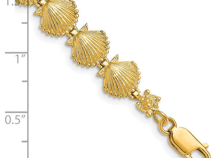 14k Yellow Gold Bracelets Style FB1635 - Classique Jewelry Inc.