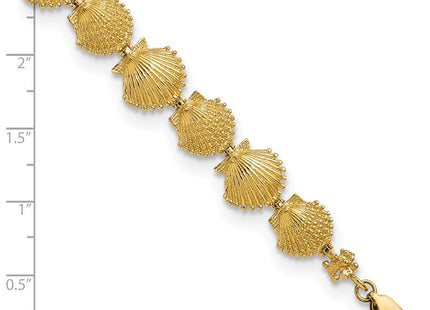 14k Yellow Gold Bracelets Style FB1636 - Classique Jewelry Inc.
