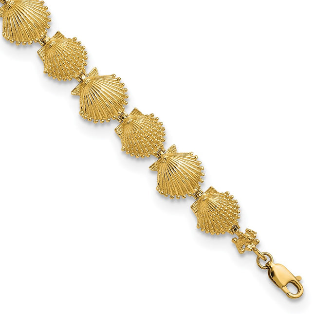 14k Yellow Gold Bracelets Style FB1636 - Classique Jewelry Inc.