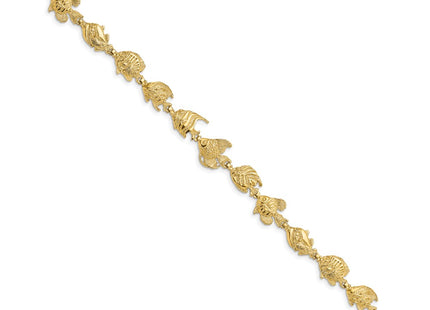 14k Yellow Gold Bracelets Style FB1645 - Classique Jewelry Inc.