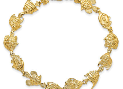14k Yellow Gold Bracelets Style FB1645 - Classique Jewelry Inc.