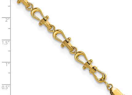 14k Yellow Gold Bracelets Style FB1661 - Classique Jewelry Inc.