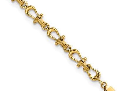 14k Yellow Gold Bracelets Style FB1661 - Classique Jewelry Inc.