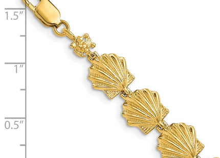 14k Yellow Gold Bracelets Style FB1678 - Classique Jewelry Inc.