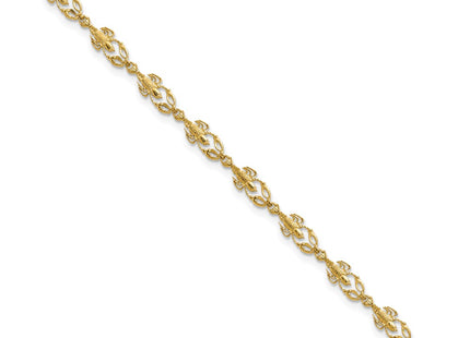 14k Yellow Gold Bracelets Style FB1697 - Classique Jewelry Inc.