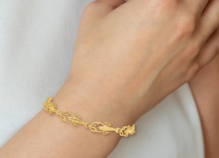 14k Yellow Gold Bracelets Style FB1697 - Classique Jewelry Inc.