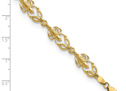 14k Yellow Gold Bracelets Style FB1697 - Classique Jewelry Inc.