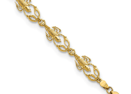 14k Yellow Gold Bracelets Style FB1697 - Classique Jewelry Inc.