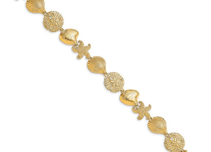 14k Yellow Gold Bracelets Style FB1703 - Classique Jewelry Inc.