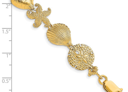 14k Yellow Gold Bracelets Style FB1703 - Classique Jewelry Inc.