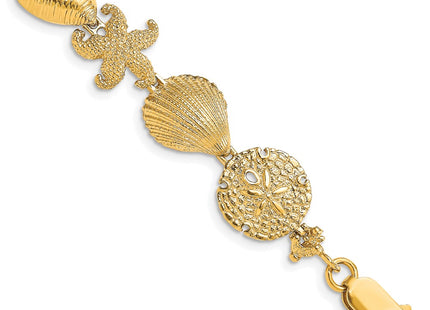 14k Yellow Gold Bracelets Style FB1703 - Classique Jewelry Inc.