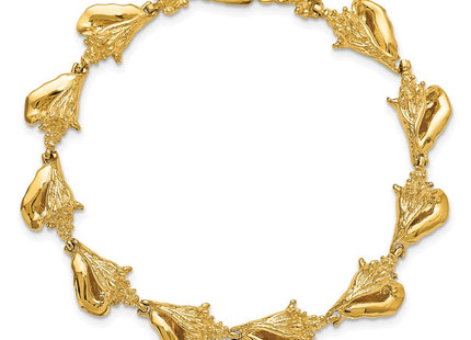 14k Yellow Gold Bracelets Style FB1705 - Classique Jewelry Inc.