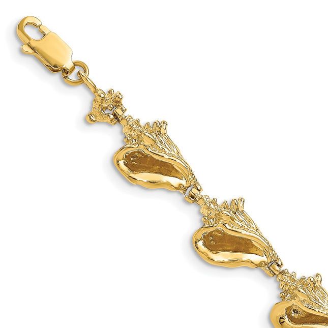 14k Yellow Gold Bracelets Style FB1705 - Classique Jewelry Inc.