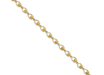 14k Yellow Gold Bracelets Style FB1707 - Classique Jewelry Inc.