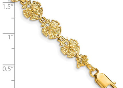14k Yellow Gold Bracelets Style FB1714 - Classique Jewelry Inc.