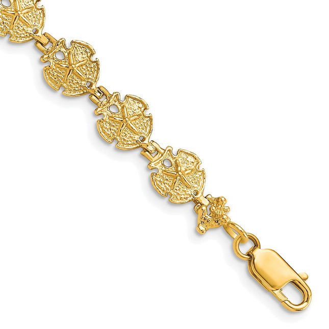 14k Yellow Gold Bracelets Style FB1714 - Classique Jewelry Inc.