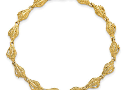 14k Yellow Gold Bracelets Style FB1718 - Classique Jewelry Inc.