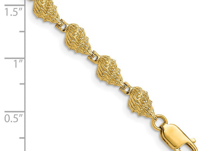 14k Yellow Gold Bracelets Style FB1719 - Classique Jewelry Inc.