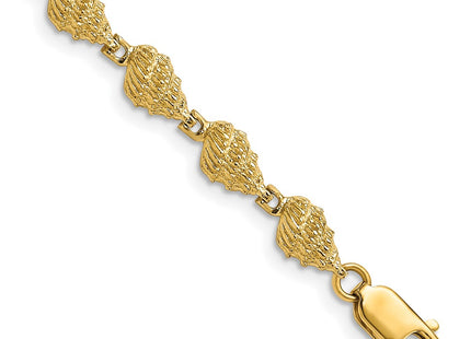 14k Yellow Gold Bracelets Style FB1719 - Classique Jewelry Inc.