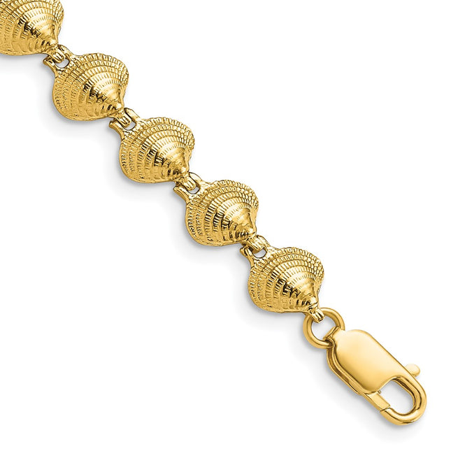 14k Yellow Gold Bracelets Style FB1720 - Classique Jewelry Inc.