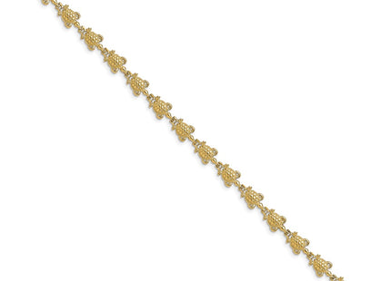 14k Yellow Gold Bracelets Style FB1722 - Classique Jewelry Inc.