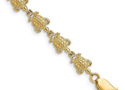14k Yellow Gold Bracelets Style FB1722 - Classique Jewelry Inc.