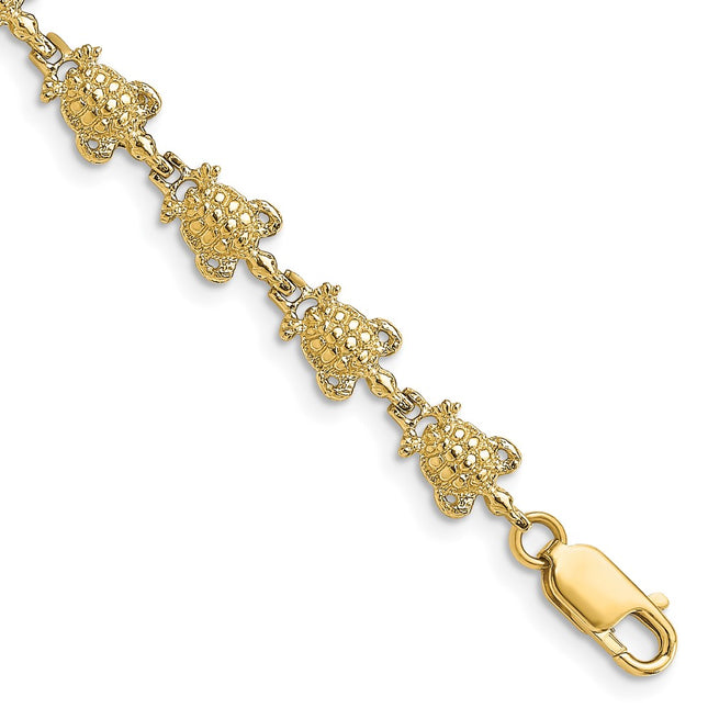 14k Yellow Gold Bracelets Style FB1722 - Classique Jewelry Inc.