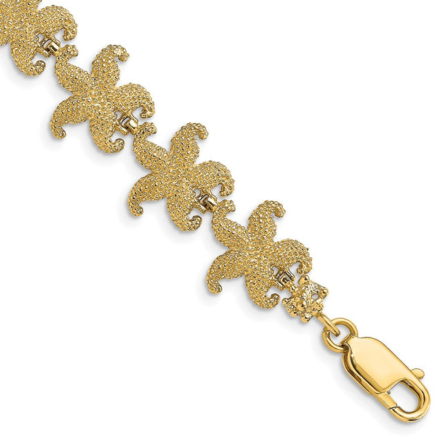14k Yellow Gold Bracelets Style FB1735 - Classique Jewelry Inc.
