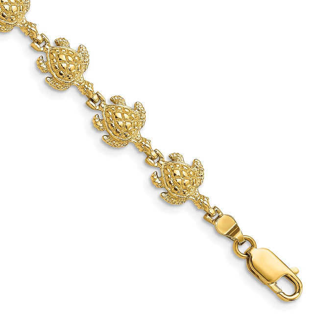 14k Yellow Gold Bracelets Style FB1738 - Classique Jewelry Inc.