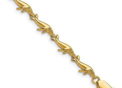 14k Yellow Gold Bracelets Style FB1739 - Classique Jewelry Inc.