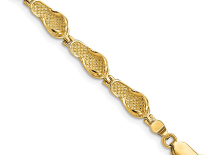 14k Yellow Gold Bracelets Style FB1743 - Classique Jewelry Inc.