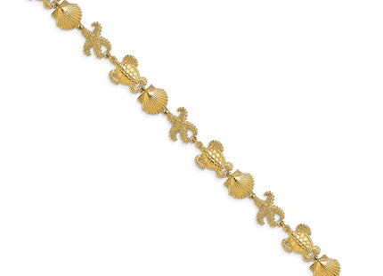 14k Yellow Gold Bracelets Style FB1754 - Classique Jewelry Inc.
