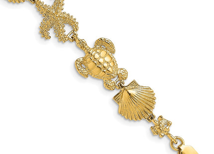 14k Yellow Gold Bracelets Style FB1754 - Classique Jewelry Inc.