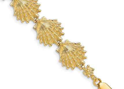 14k Yellow Gold Bracelets Style FB1761 - Classique Jewelry Inc.