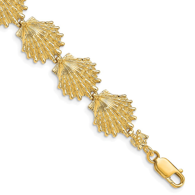 14k Yellow Gold Bracelets Style FB1761 - Classique Jewelry Inc.