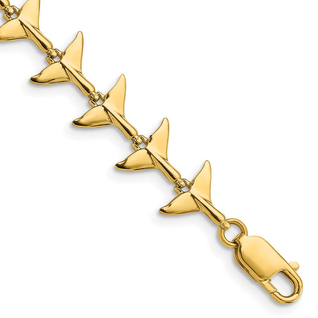 14k Yellow Gold Bracelets Style FB1780 - Classique Jewelry Inc.