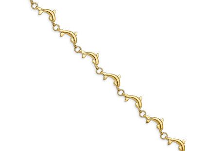 14k Yellow Gold Bracelets Style FB1784 - Classique Jewelry Inc.