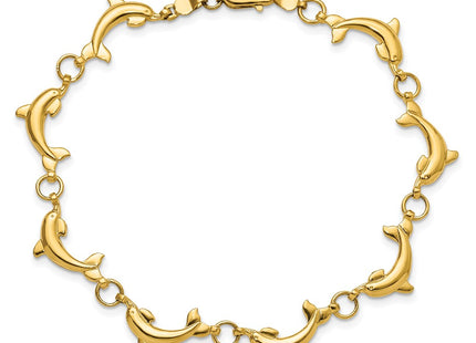 14k Yellow Gold Bracelets Style FB1784 - Classique Jewelry Inc.