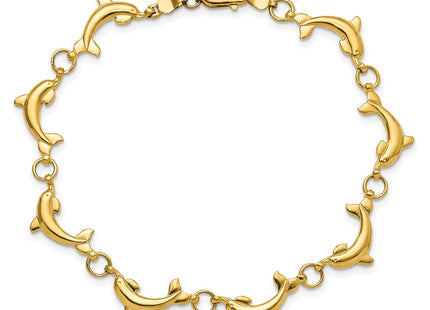 14k Yellow Gold Bracelets Style FB1784 - Classique Jewelry Inc.