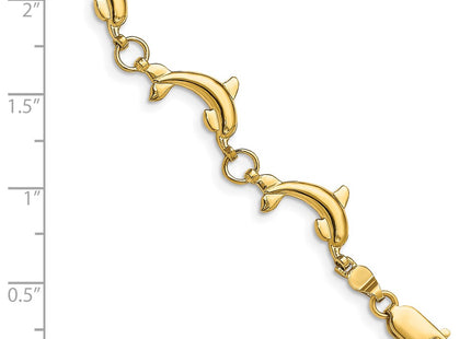 14k Yellow Gold Bracelets Style FB1784 - Classique Jewelry Inc.