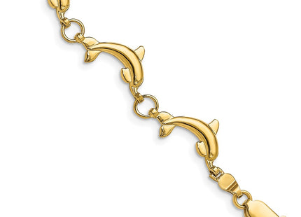14k Yellow Gold Bracelets Style FB1784 - Classique Jewelry Inc.
