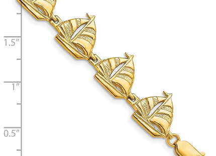 14k Yellow Gold Bracelets Style FB1785 - Classique Jewelry Inc.