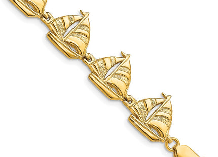 14k Yellow Gold Bracelets Style FB1785 - Classique Jewelry Inc.