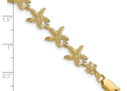 14k Yellow Gold Bracelets Style FB1818 - Classique Jewelry Inc.