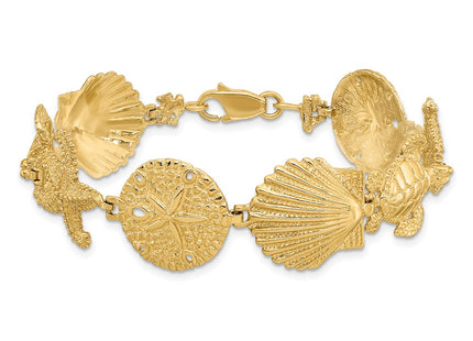 14k Yellow Gold Bracelets Style FB1822 - Classique Jewelry Inc.
