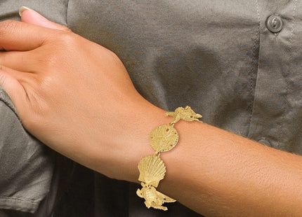 14k Yellow Gold Bracelets Style FB1822 - Classique Jewelry Inc.