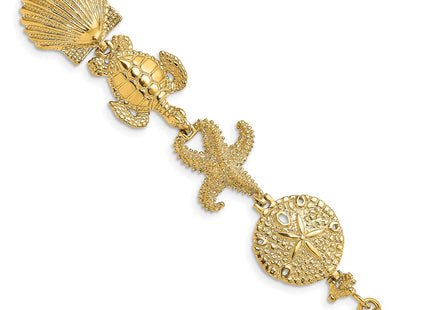 14k Yellow Gold Bracelets Style FB1822 - Classique Jewelry Inc.