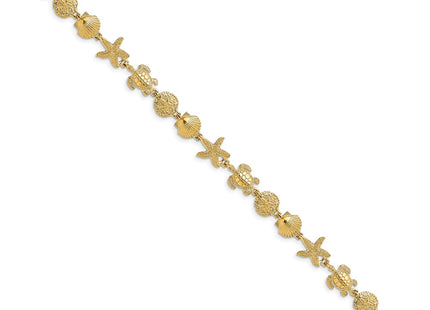 14k Yellow Gold Bracelets Style FB1828 - Classique Jewelry Inc.